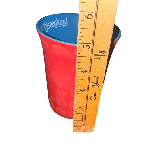 Disneyland Resort Red & Blue Ceramic Mug With Mickey Mouse Design - Picture 7 of 7